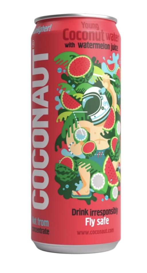 Coconaut Pure Young Coconut Water, kokosová voda s melounem , 320 ml Obrázek