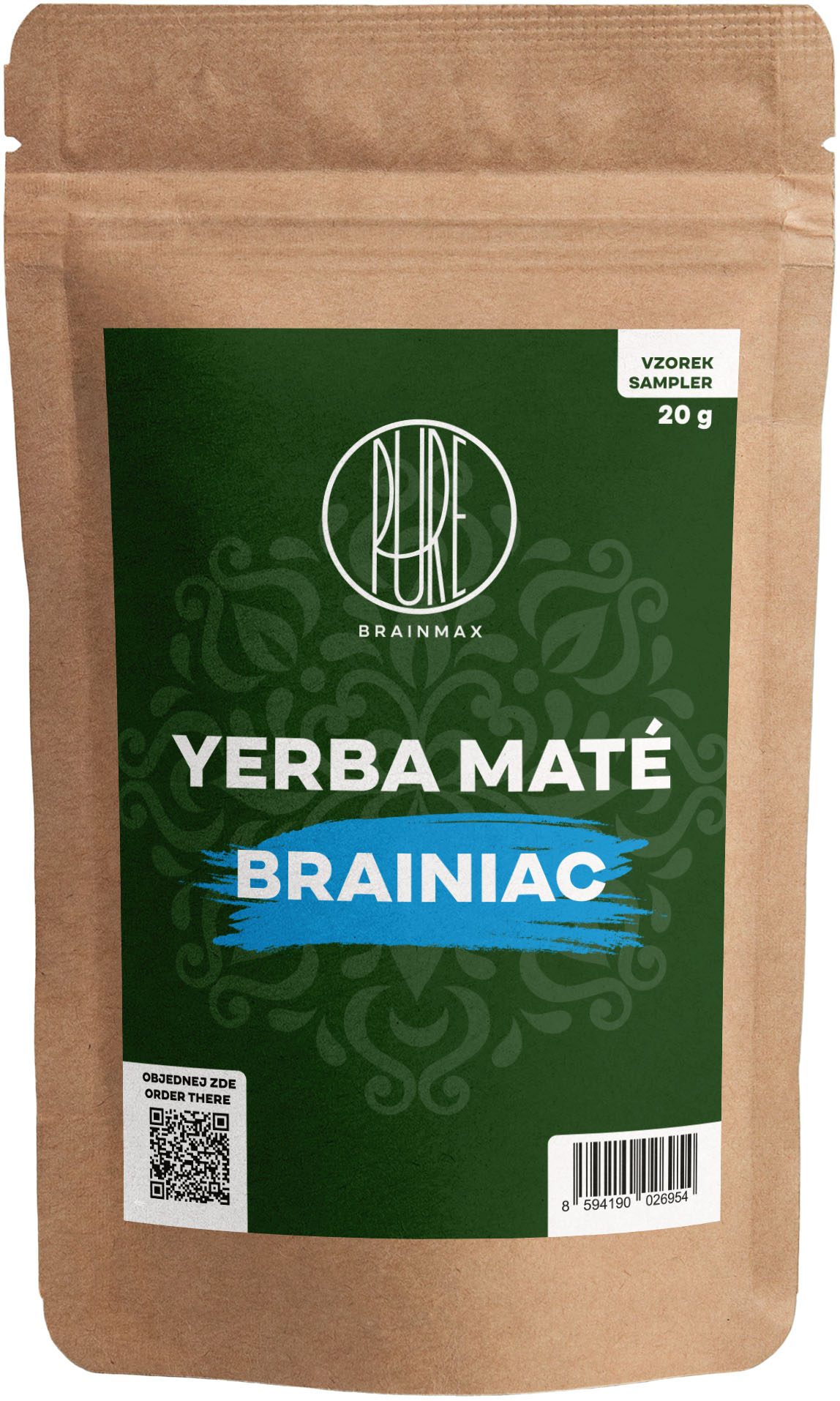 BrainMax Pure Yerba Maté, Brainiac - mintavevő 20 g Obrázek