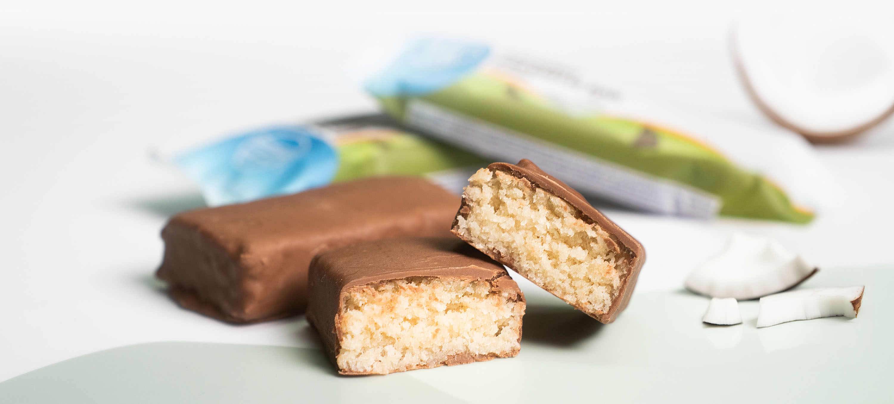 BrainMax Pure Coconut Prebiotic Bar, tyčinka s vlákninou, Kokos, BIO, 60 g Obrázek