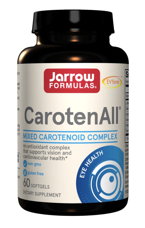Jarrow Formulas Jarrow CarotenAll®, zdravý zrak, 60 kapslí