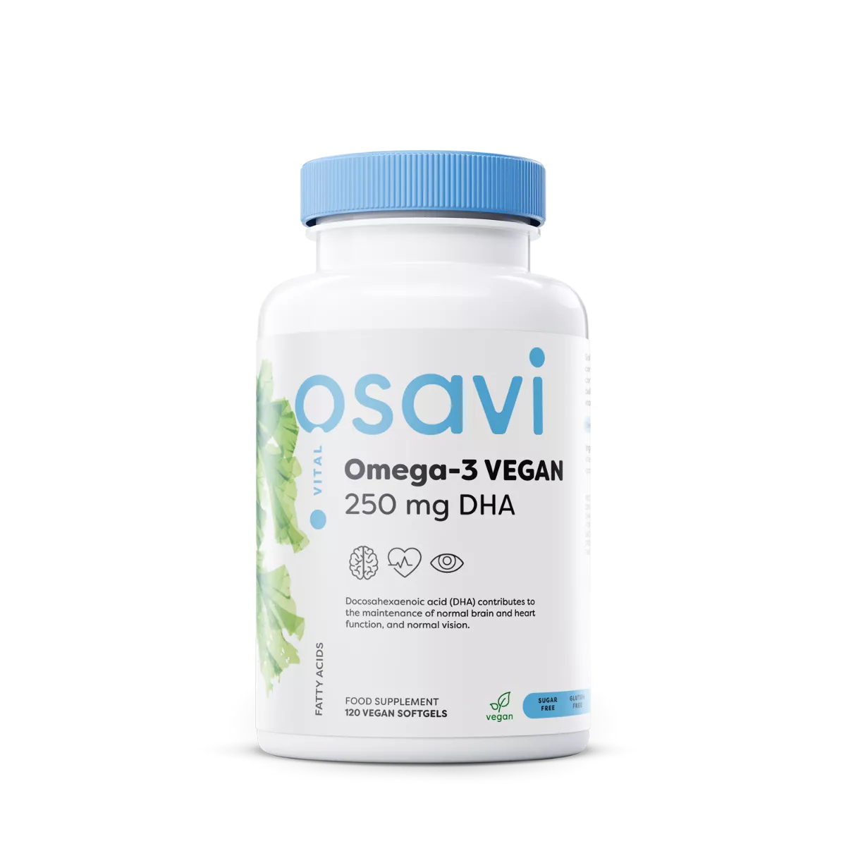 Osavi Omega-3 VEGAN, 250 mg DHA, 120 növényi kapszula Obrázek