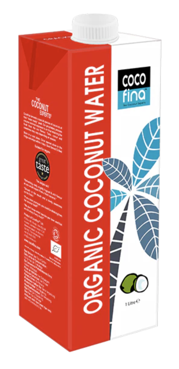 Cocofina Organic Coconut Water, kokosová voda BIO, 1000 ml Obrázek
