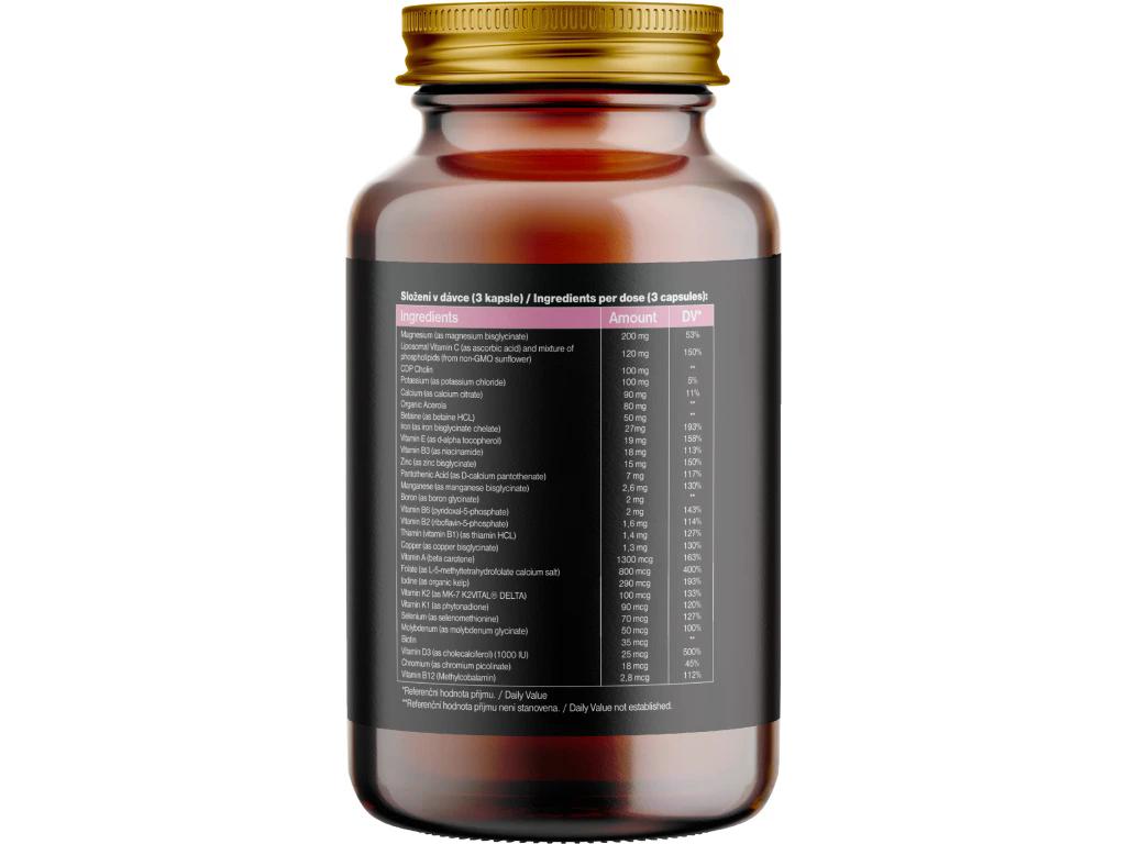 BrainMax Prenatal Complex, vitamin komplex terhes nők számára Kapszulák száma: 90 tabletta