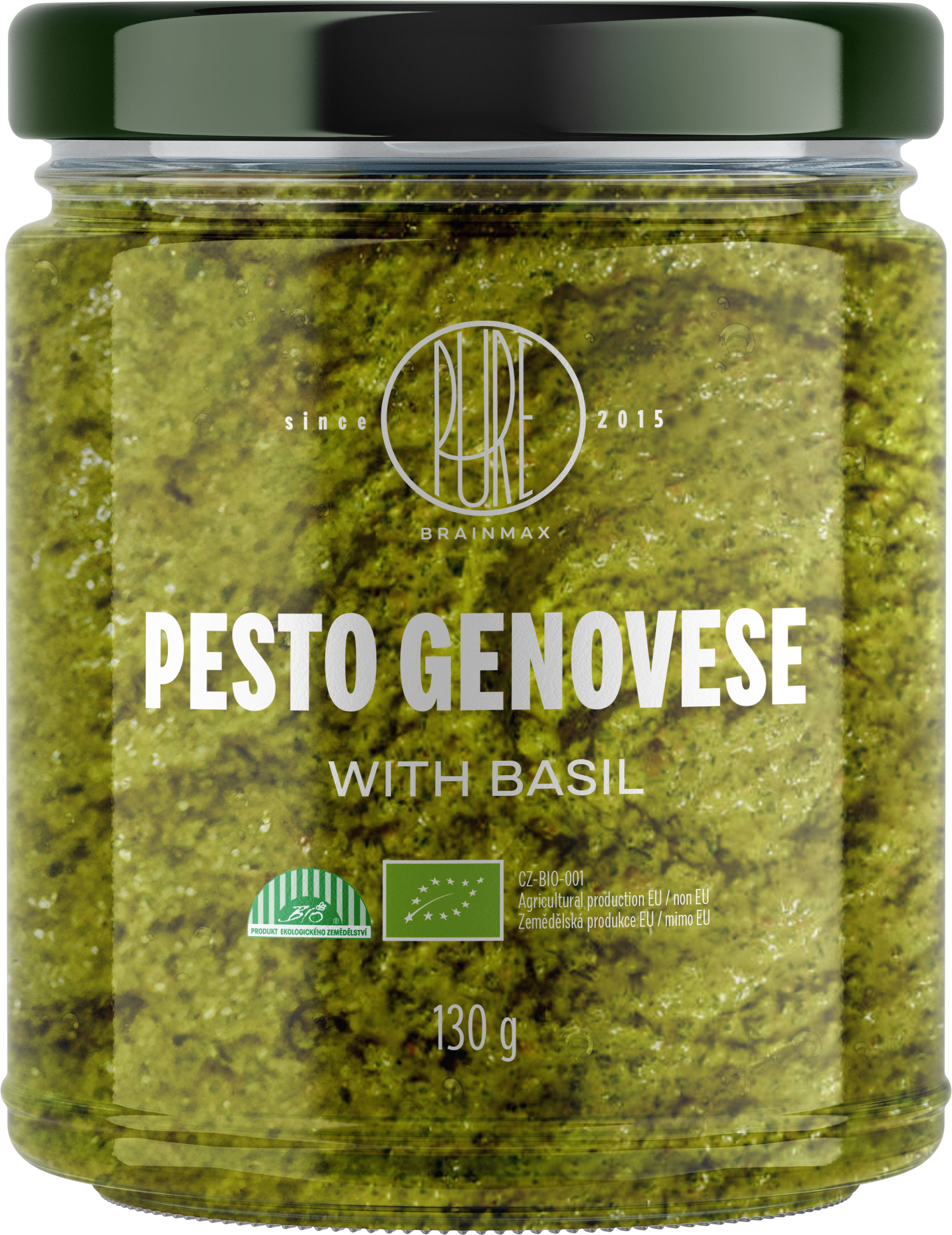 BrainMax Pure  Pesto Genovese, bazalkové pesto, BIO Objem: 130 g