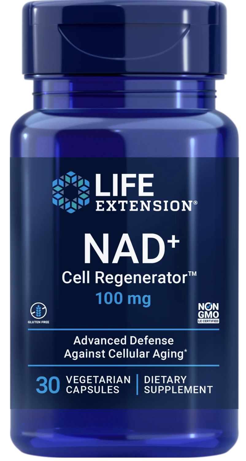 Life Extension NAD + Cell Formula, rybozyd nikotynamidu, 100 mg, 30 kapsułek