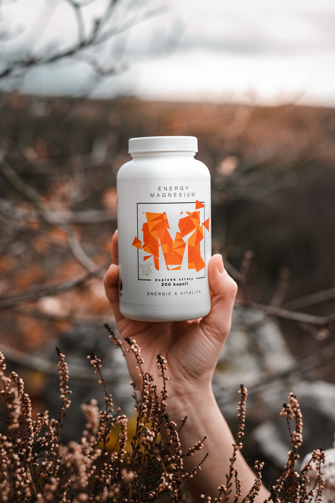 BrainMax Energy Magnesium®, 1000 mg, Hořčík Malát 200 mg, 100 kapslí Obrázek