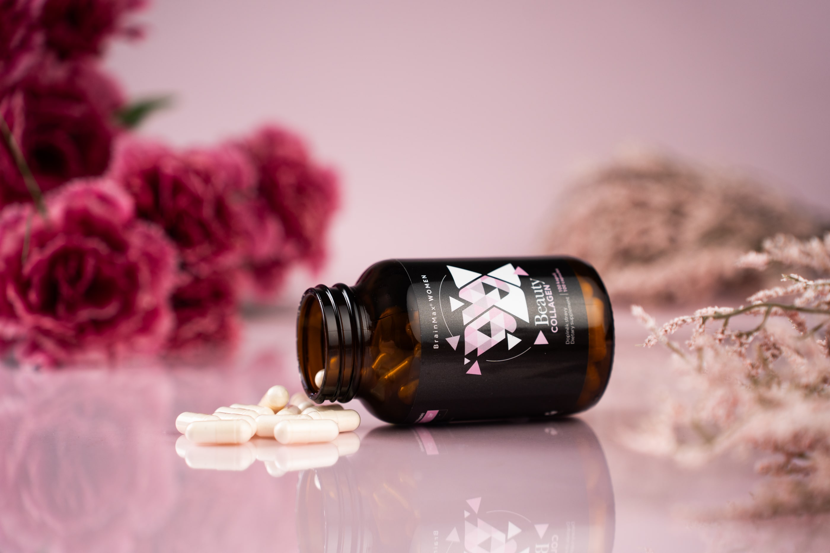 BrainMax Women Beauty Fish Collagen, mořský rybí kolagen Naticol®, 2400 mg, 100 rostlinných kapslí Obrázek