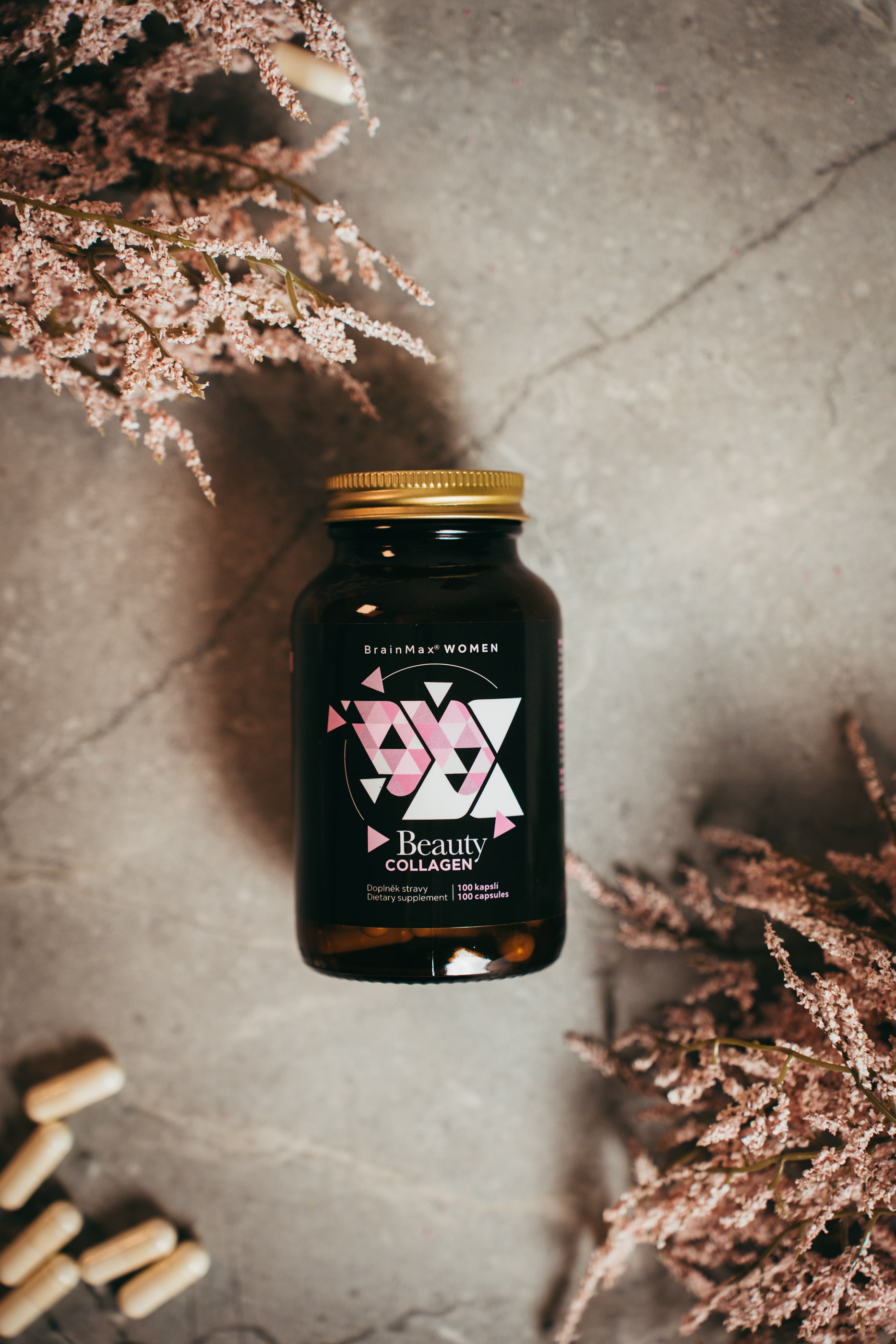 BrainMax Women Beauty Fish Collagen, mořský rybí kolagen Naticol®, 2400 mg, 100 rostlinných kapslí Obrázek