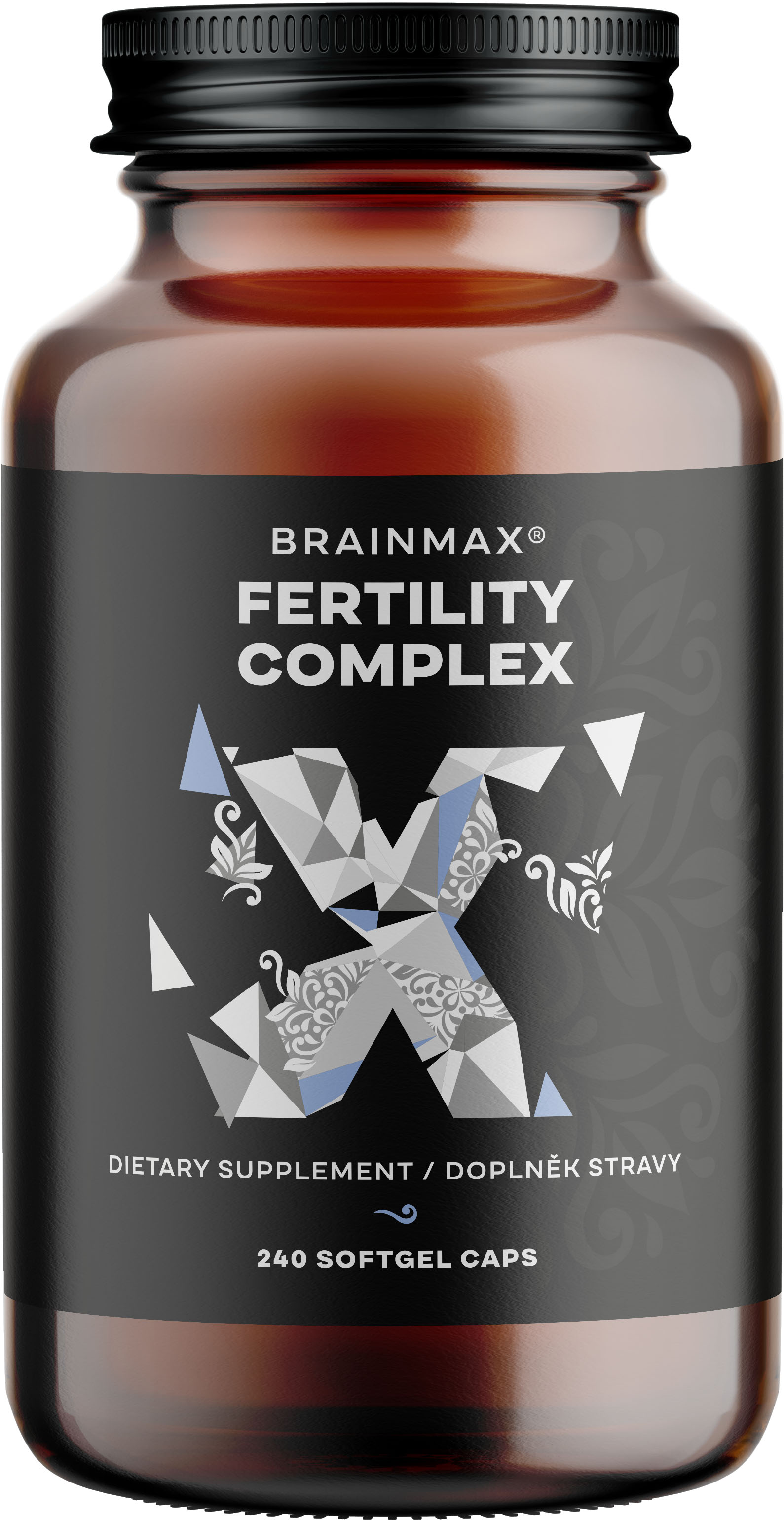 BrainMax Grass-fed Fertility complex, podpora plodnosti, 240 kapslí