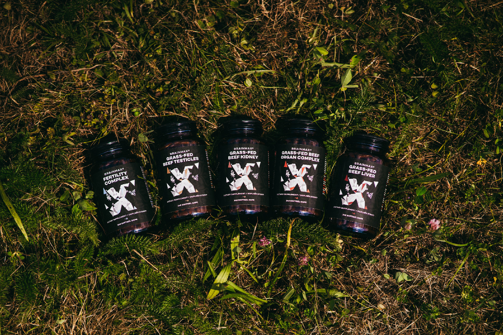 BrainMax Grass-Fed Beef testicles, hovězí varlata, 240 kapslí Obrázek