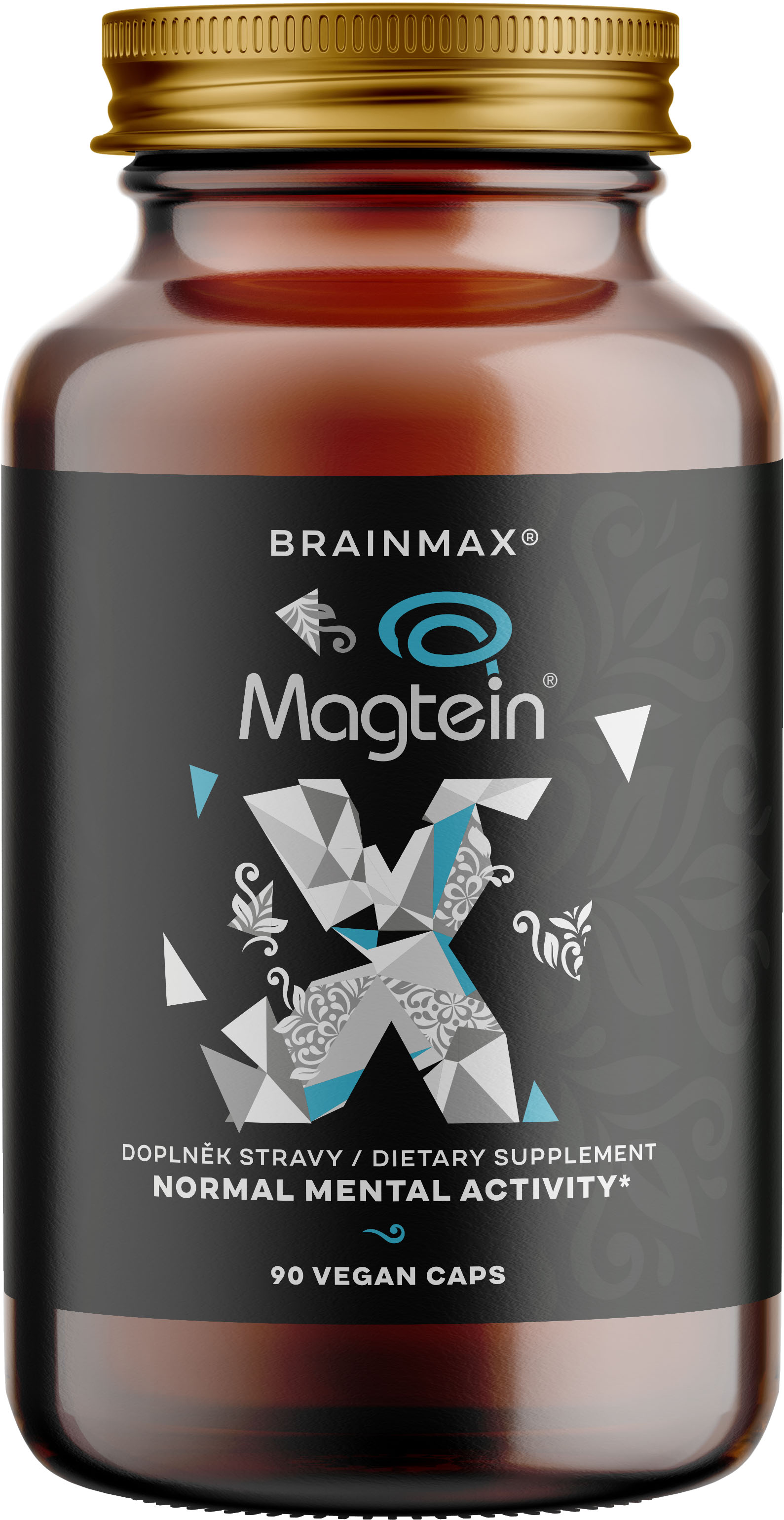 BrainMax Magtein®, Hořčík L-Treonát, 90 rostlinných kapslí Obrázek