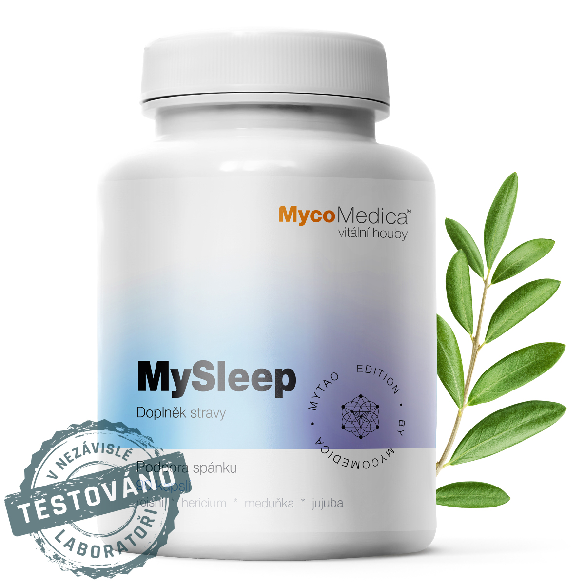MycoMedica - MySleep, podpora spánku, 90 rostlinných kapslí Obrázek