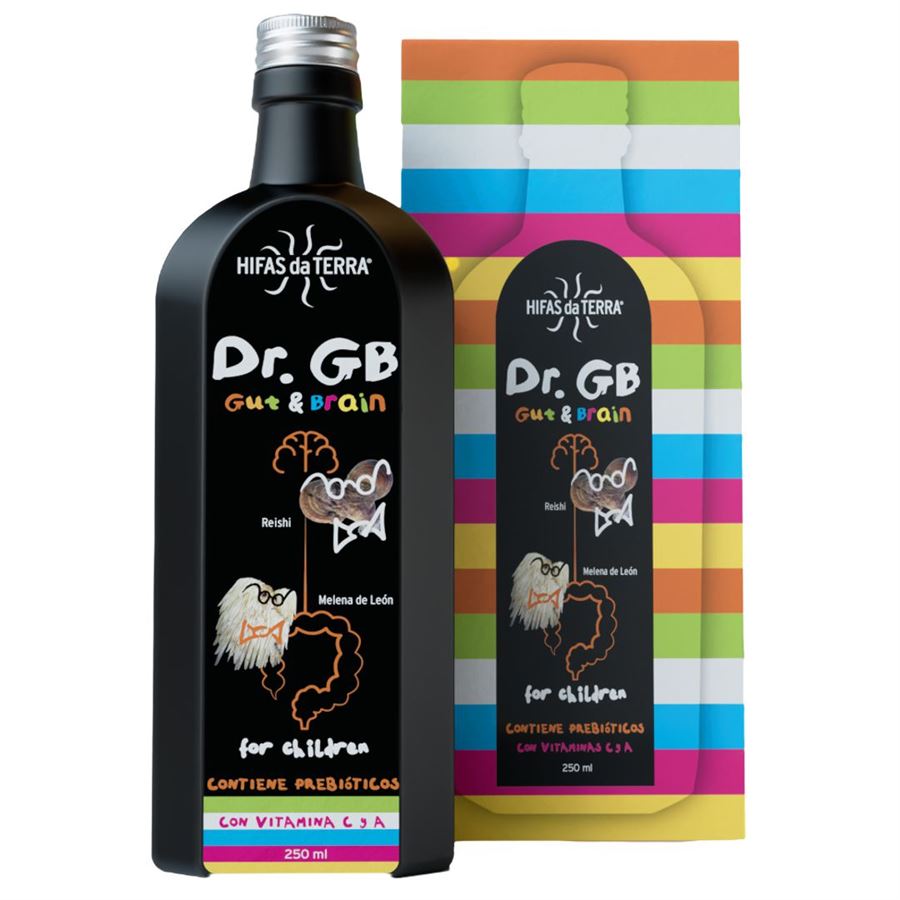 Hifas da Terra Dr. Gut and Brain for Children, sirup z adaptogenních hub, 250 ml