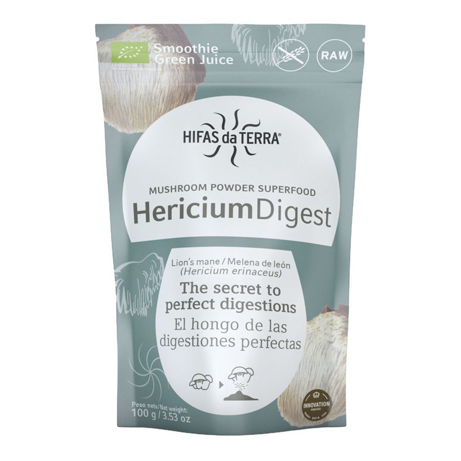 Hifas da Terra HericiumDigest (Lion's Mane), BIO, 100 g