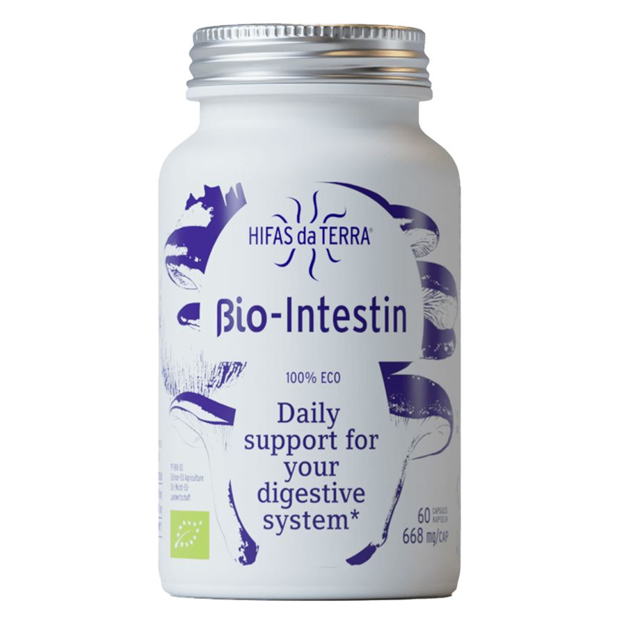 Hifas da Terra Bio-Intestin (Hericium, Shiitake, Hlíva), BIO, 60 kapslí