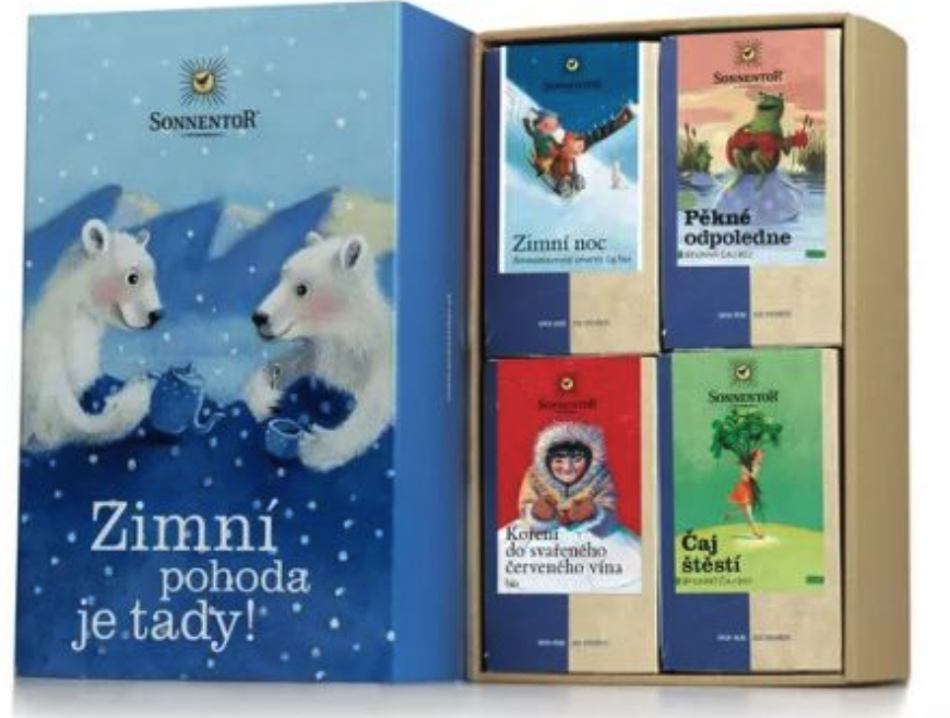 Sonnentor Dárková kazeta čajová - Zimní pohoda BIO