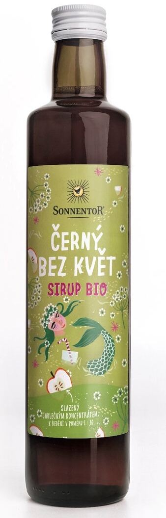 Sonnentor Černý bez květ sirup, BIO, 500 ml Obrázek