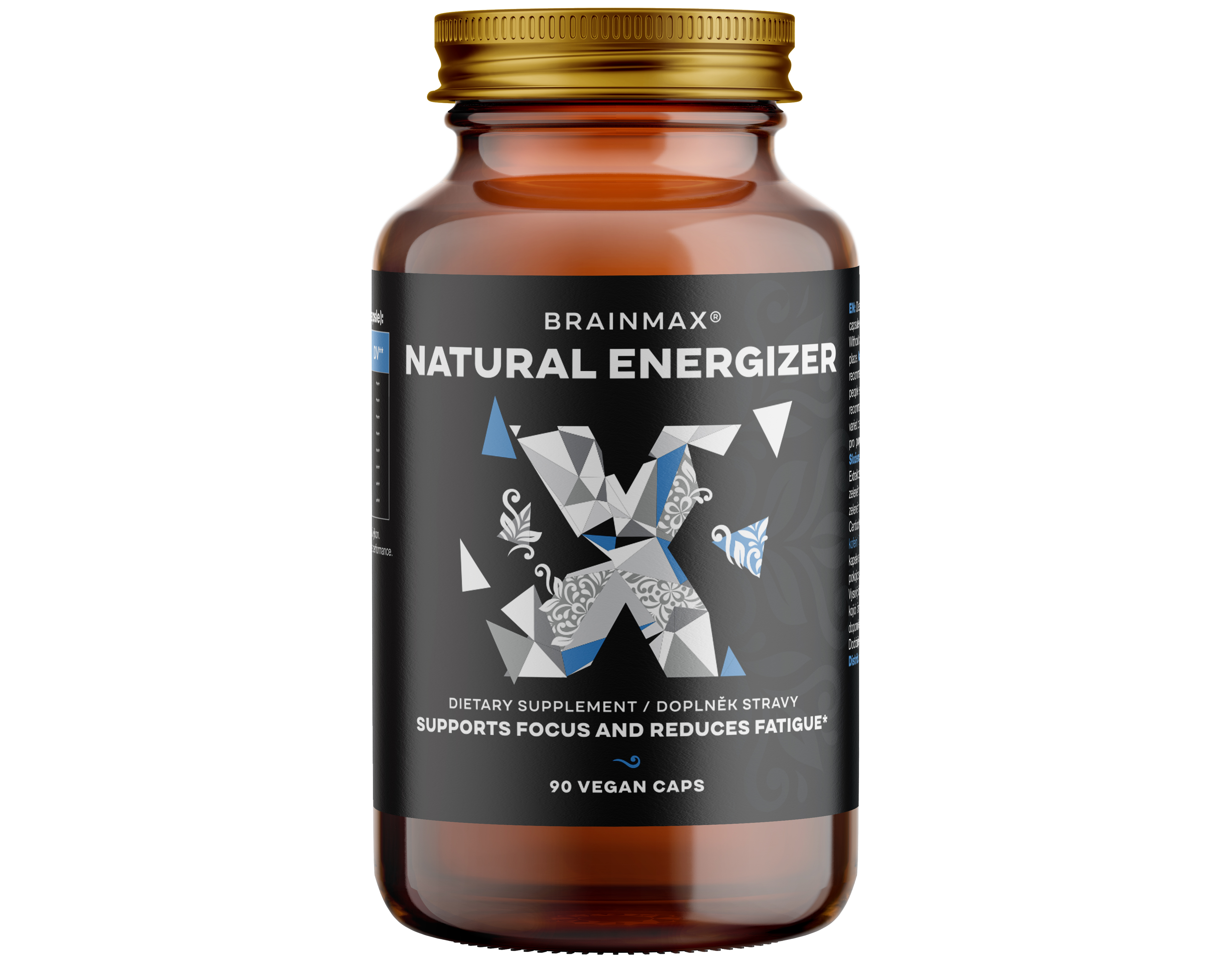 BrainMax Natural Energizer, 90 rostlinných kapslí