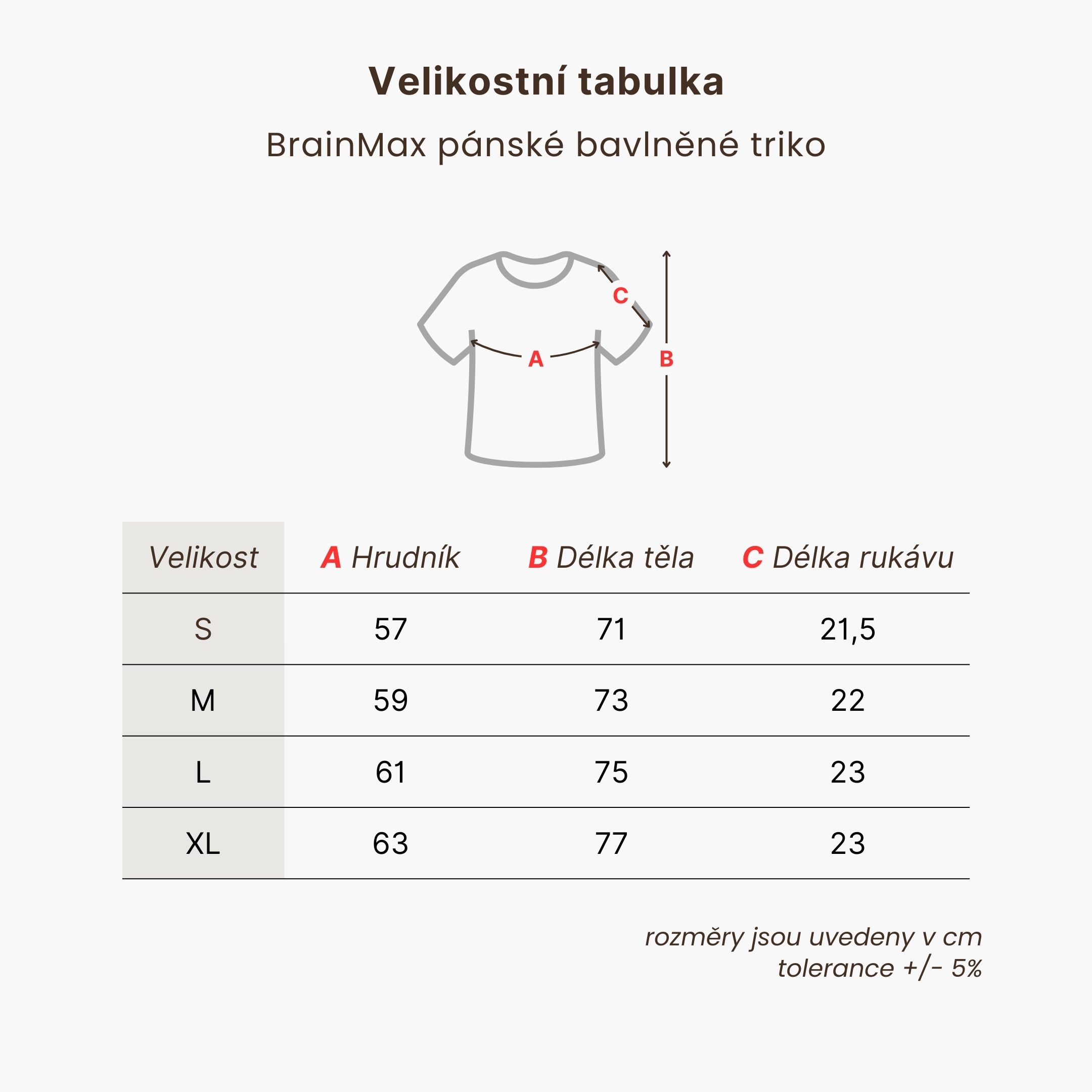 BrainMax pánské bavlněné triko, tmavě modré Velikost: S Obrázek