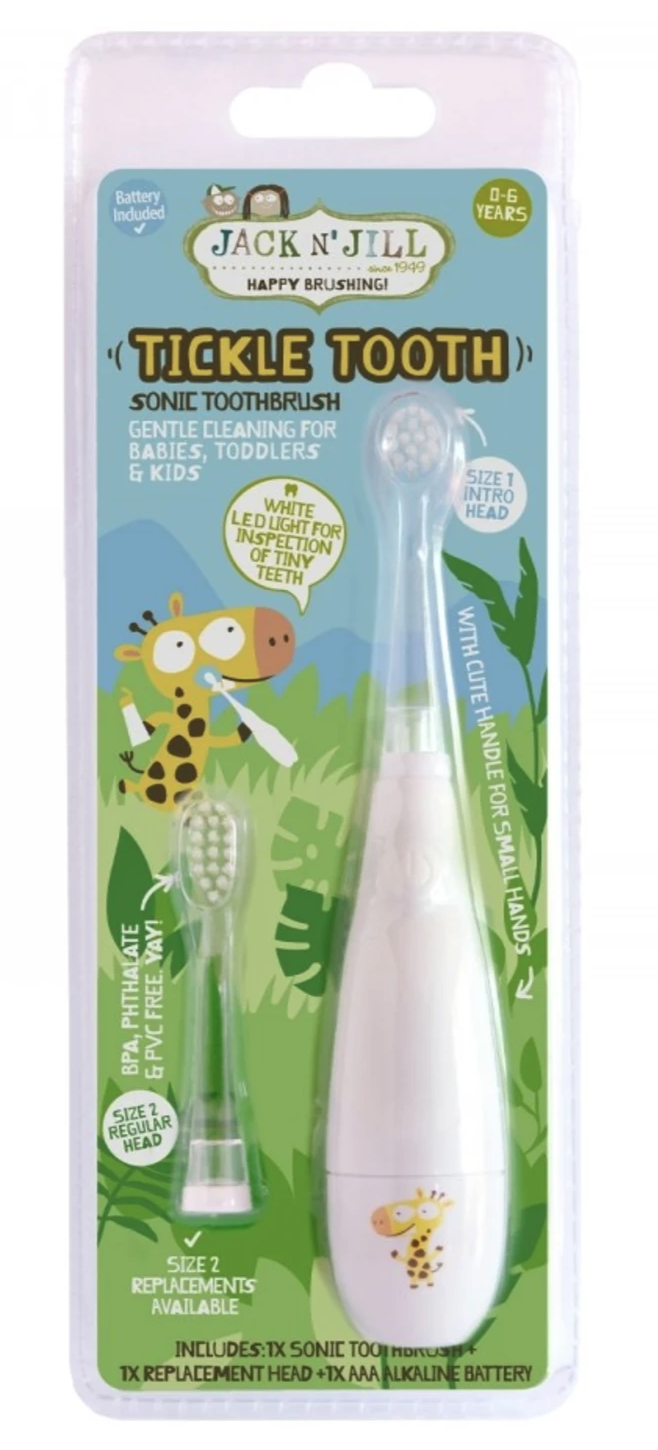 Jack N´Jill Sonický dětský zubní kartáček Tickle Tooth Obrázek