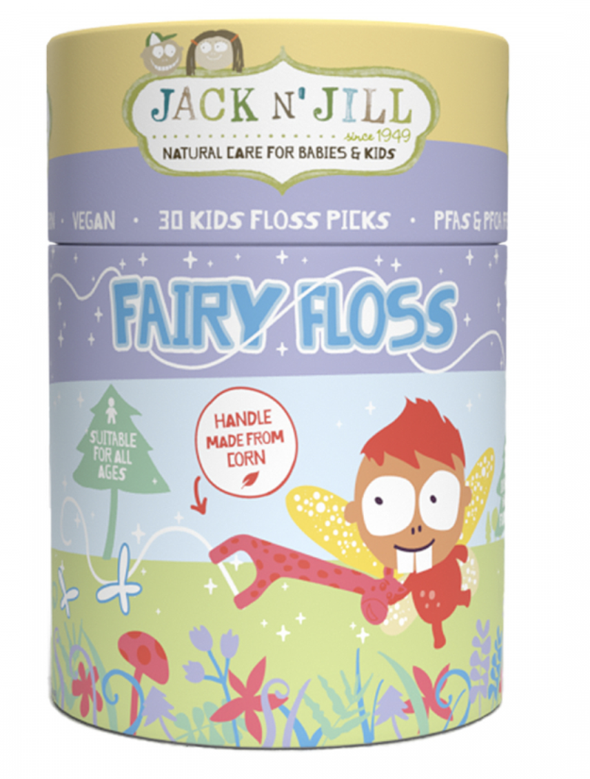 Jack N´Jill Zubní nit pro děti Fairy Floss 30 ks Obrázek