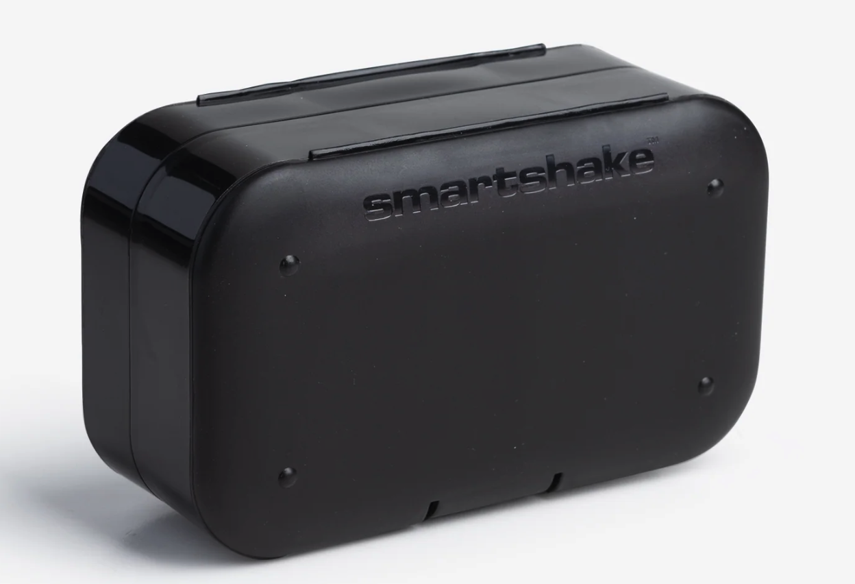 SmartShake Pill Box Organizer, set dvou zásobníků na kapsle, černý Obrázek