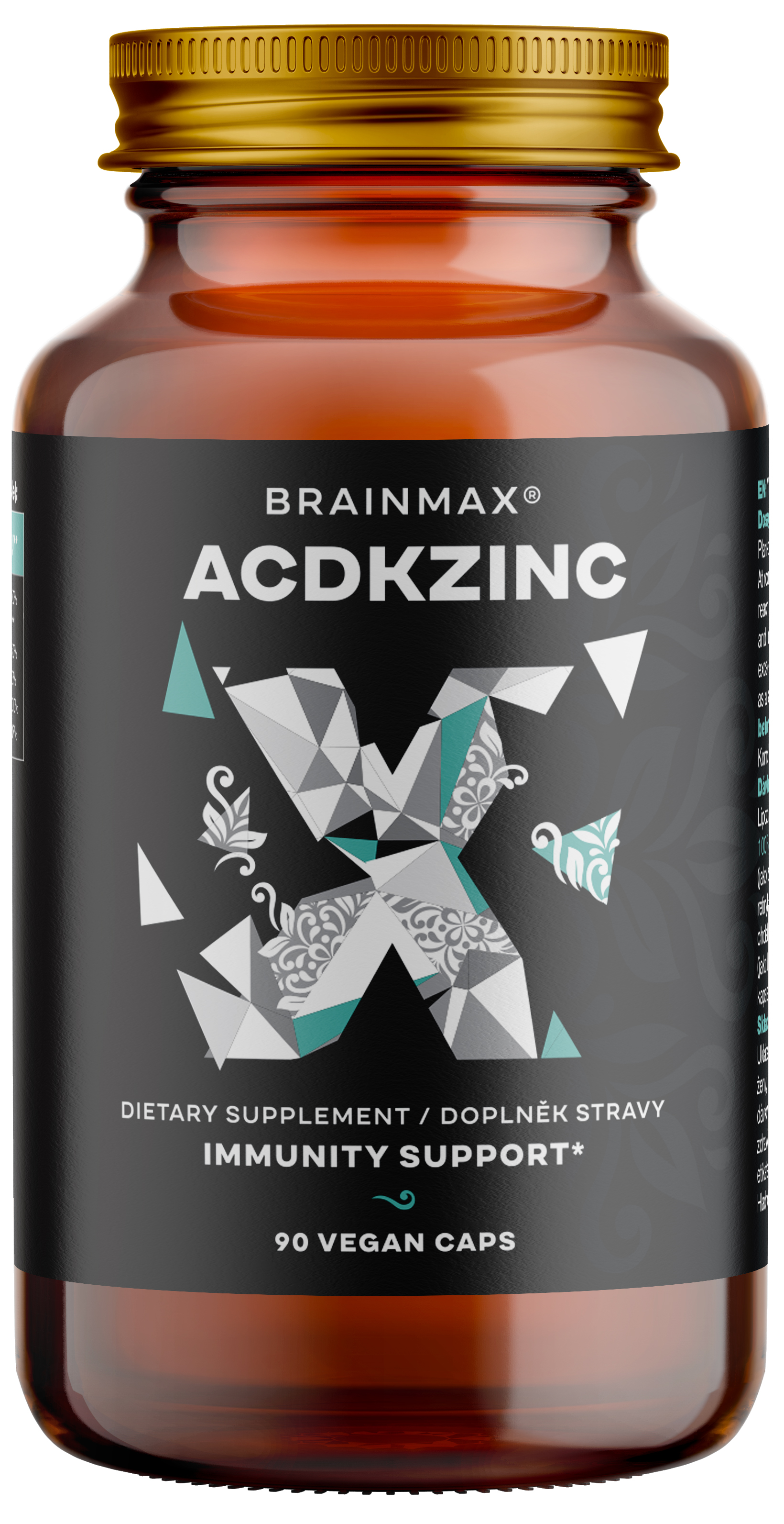 BrainMax ACDKZINC, 90 rostlinných kapslí Obrázek