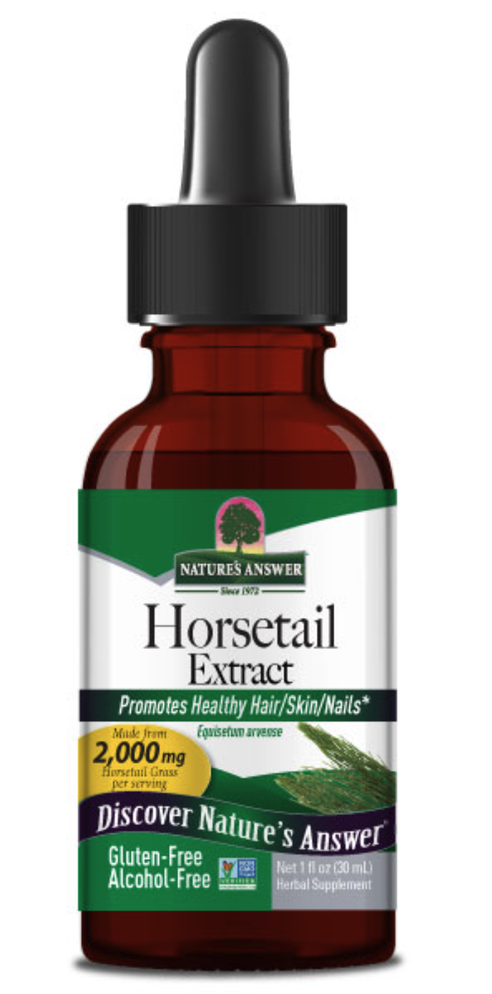 Nature's Answer Horsetail Extract, Přeslička rolní, extrakt, 2000 mg, 30 ml Obrázek