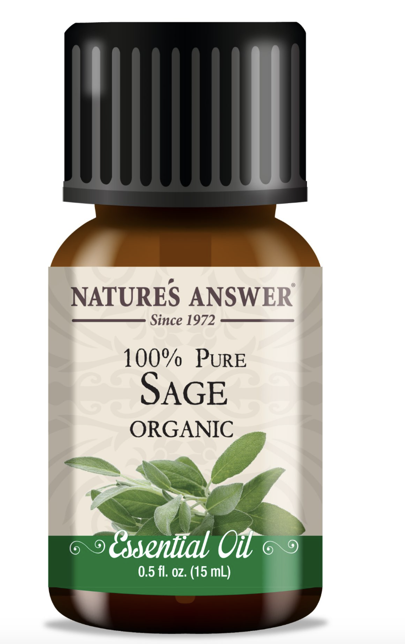 Nature's Answer Sage Essential Oil, Šalvěj lékařská, esenciální olej, BIO, 15 ml Obrázek