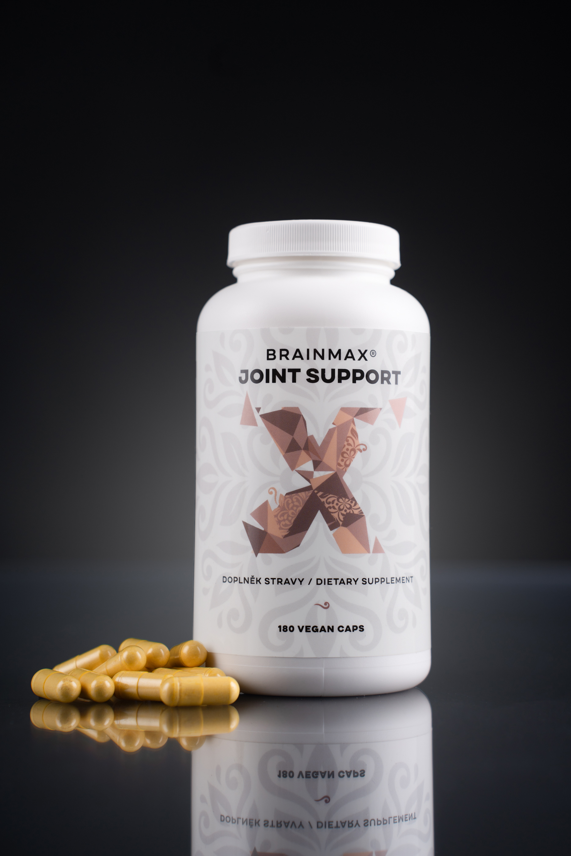 BrainMax Joint Support, podpora kloubů a kostí, 180 rostlinných kapslí Obrázek