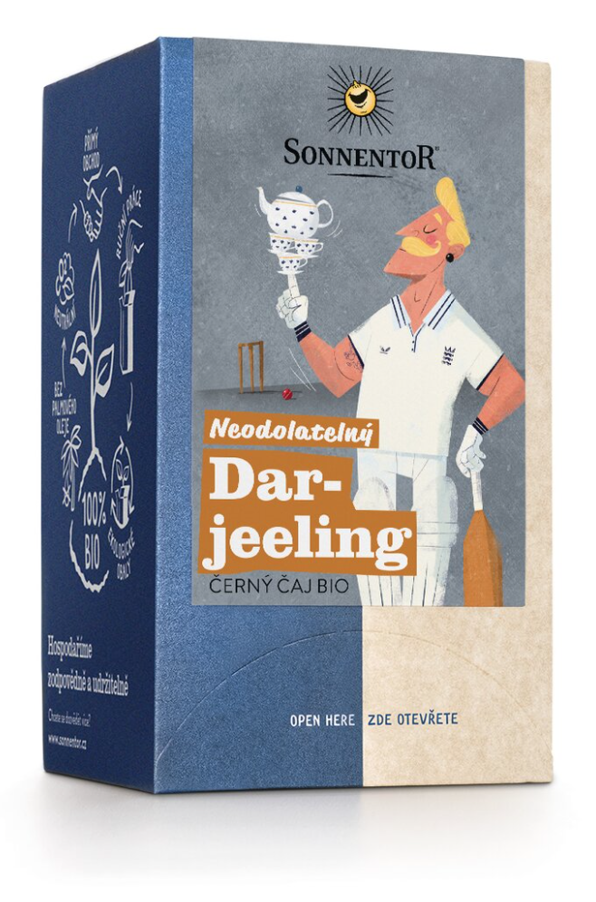 BIO Darjeeling černý čaj 18x1,5g - Sonnentor Obrázek