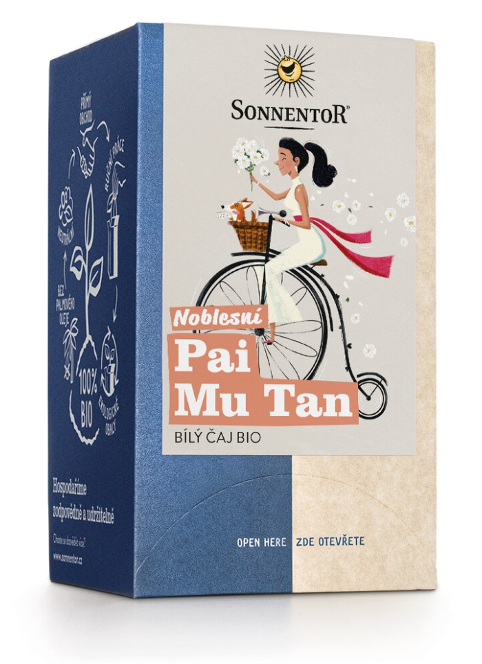 Sonnentor Noblesní Pai Mu Tan porcovaný BIO 18 sáčků