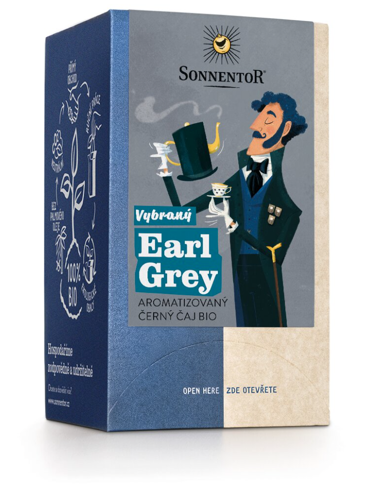 Sonnentor Vybraný Earl Grey porcovaný BIO 18 sáčků Obrázek