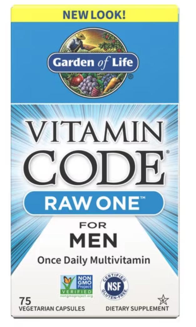 Garden of Life Vitamin Code RAW ONE - multivitamín pro muže 75 kapslí Obrázek
