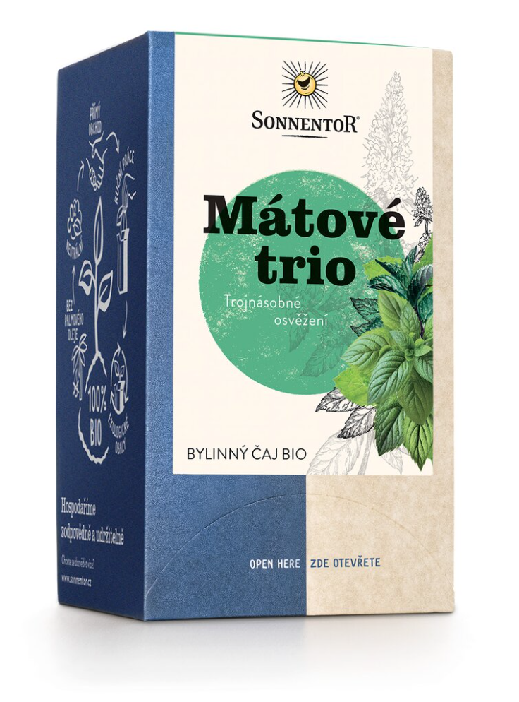 Sonnentor Mátové trio porcovaný BIO 18 sáčků Obrázek