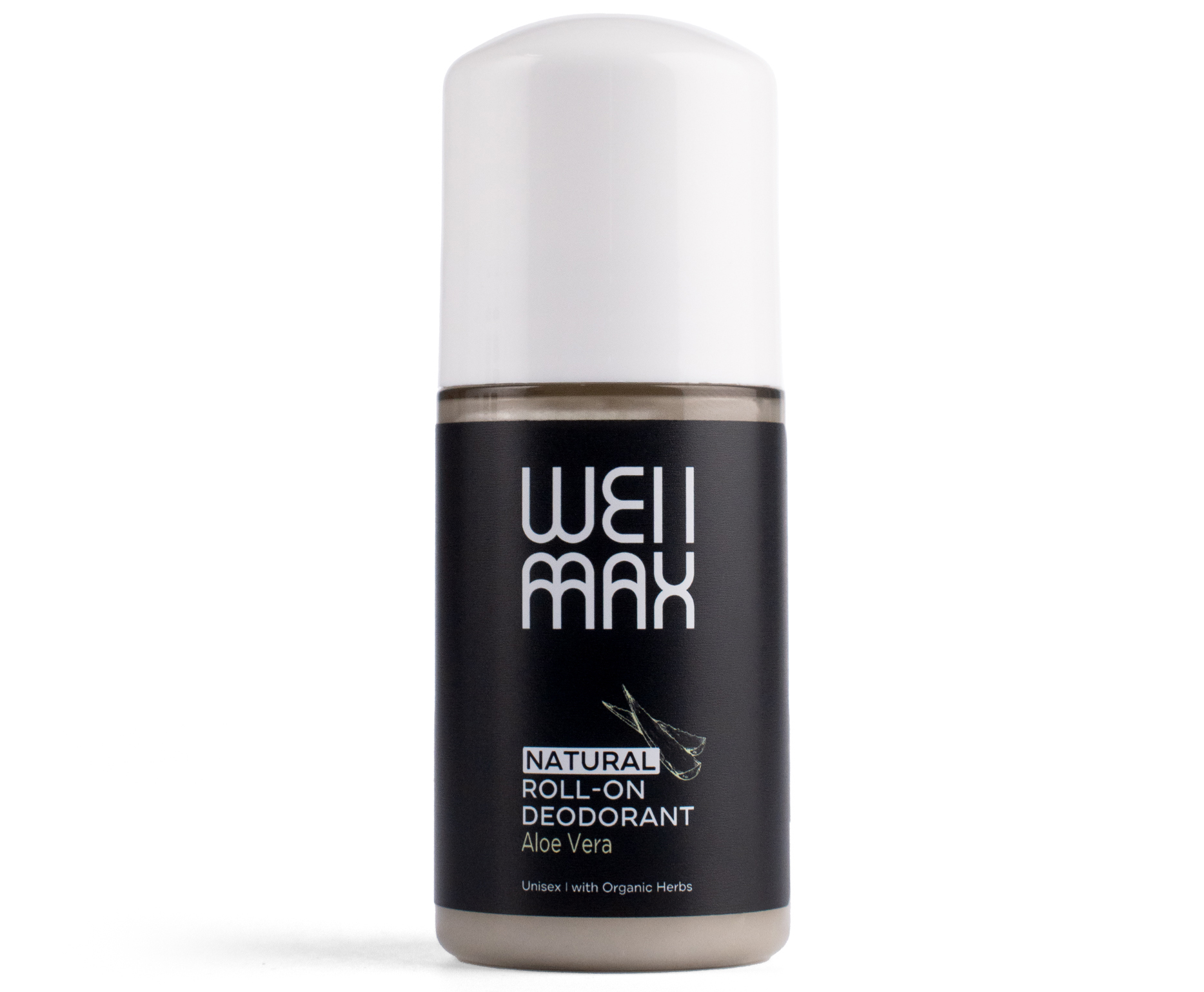 WellMax Natural Roll-on Deodorant, přírodní kuličkový deodorant, unisex, aloe vera, 50 ml Obrázek