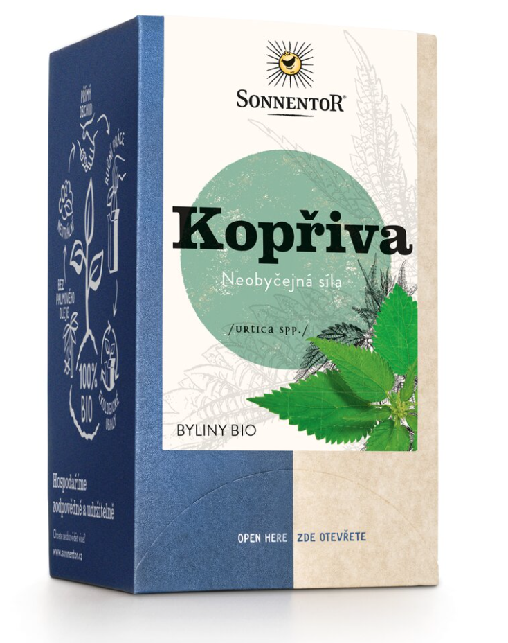 Sonnentor Kopřiva porcovaný dvoukomorový BIO 18 g Obrázek