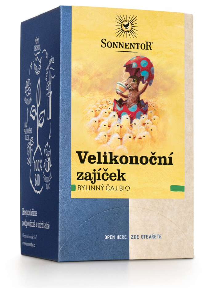Sonnentor - Velikonoční zajíček, porcovaný čaj, BIO, 18 ks Obrázek
