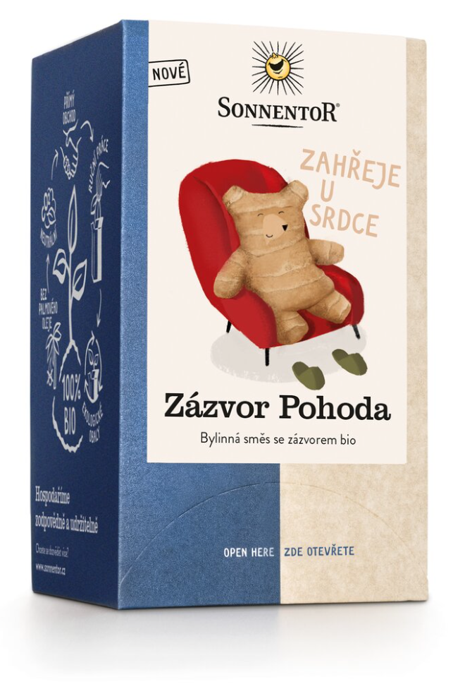 Sonnentor Zázvor pohoda BIO porcovaný 32,4 g Obrázek