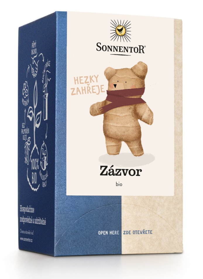 BIO Zázvorový čaj 18x1,3g - Sonnentor Obrázek