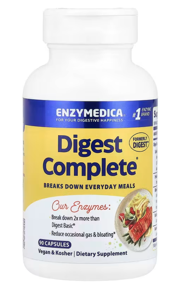 Enzymedica Digest Complete, Trávící enzymy, 90 kapslí Obrázek