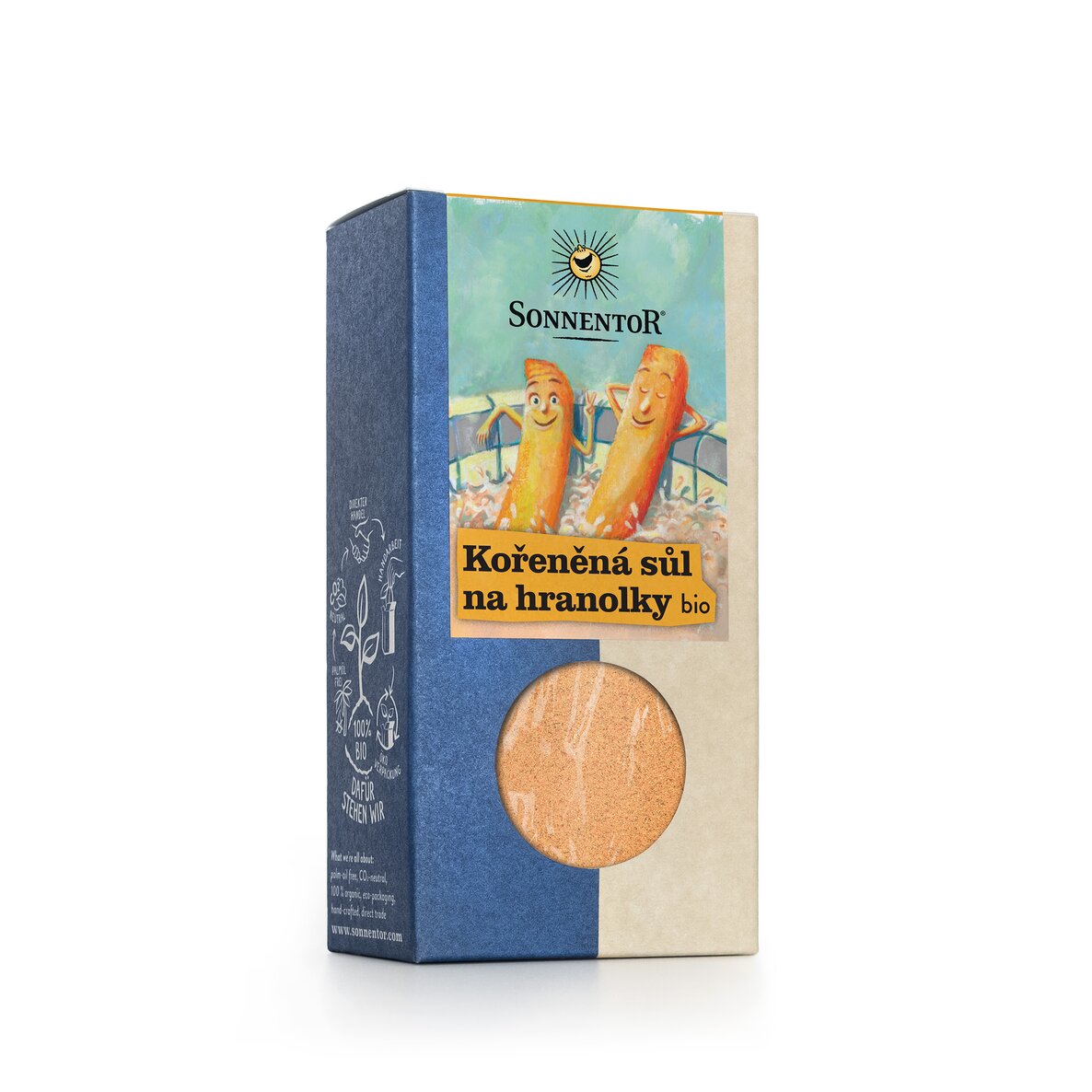 Sonnentor Kořeněná sůl na hranolky, BIO, 130 g