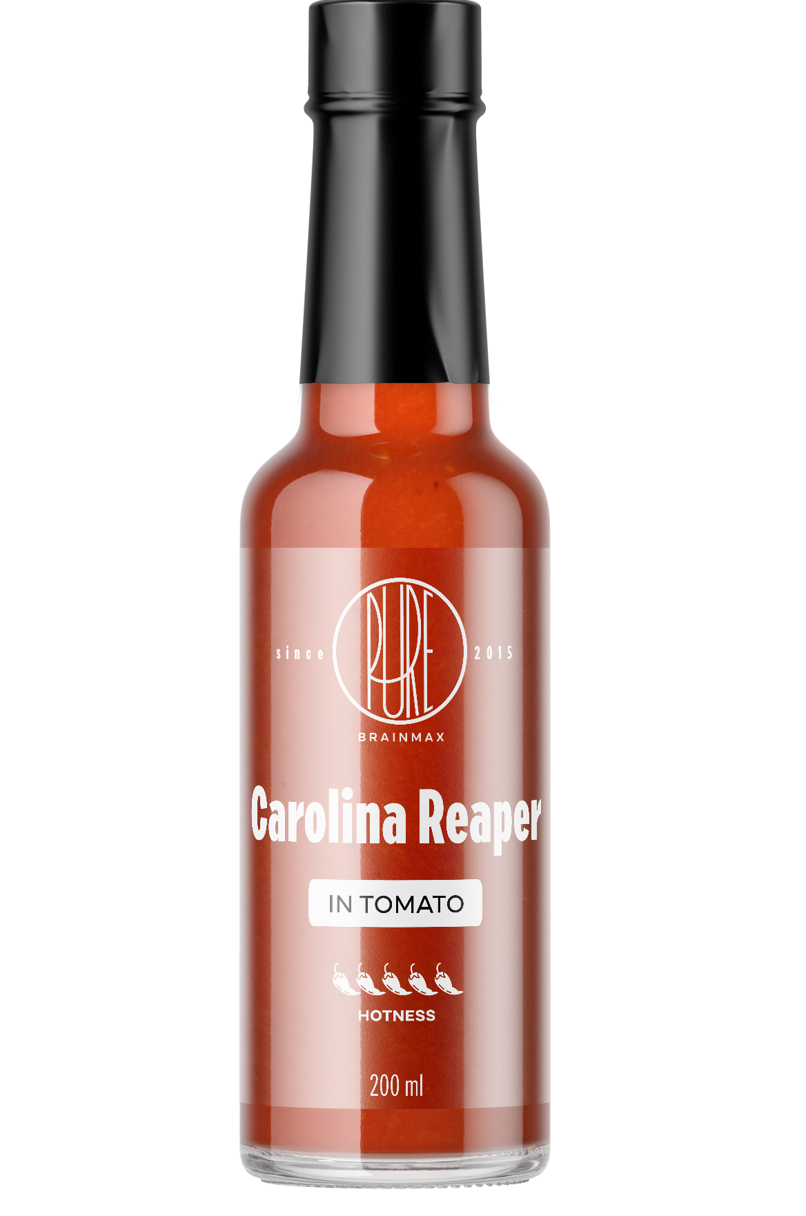 Extrémně pálivá rajčatová omáčka s chilli papričkou Carolina Reaper