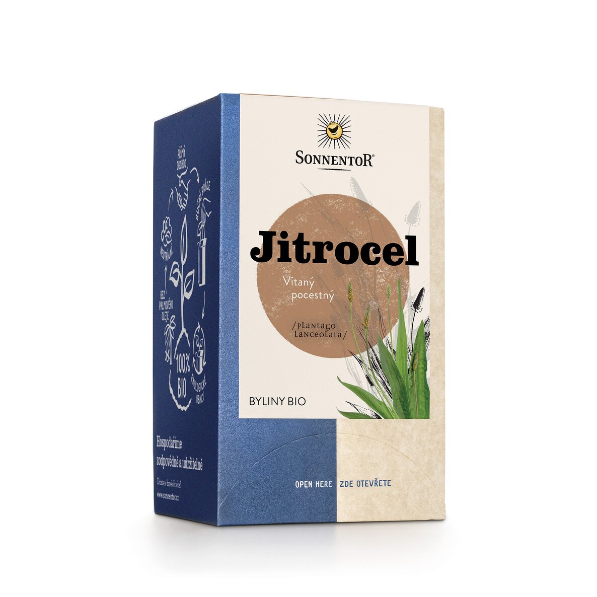 Sonnentor - Jitrocel, porcovaný čaj, BIO, 18 ks