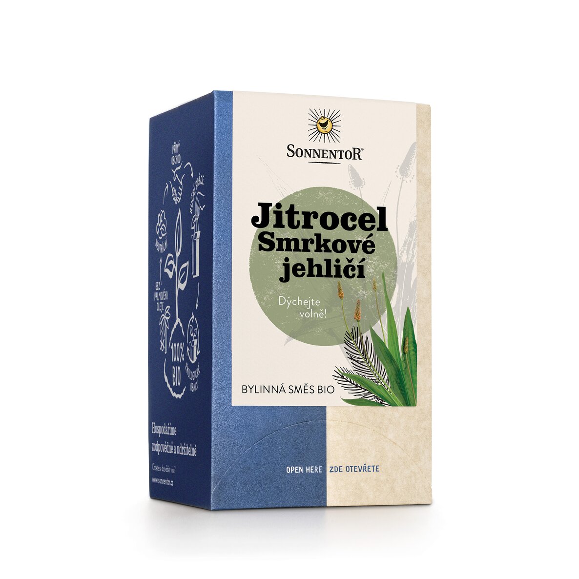 Sonnentor - Jitrocel Smrkové jehličí, porcovaný čaj, BIO, 18 ks
