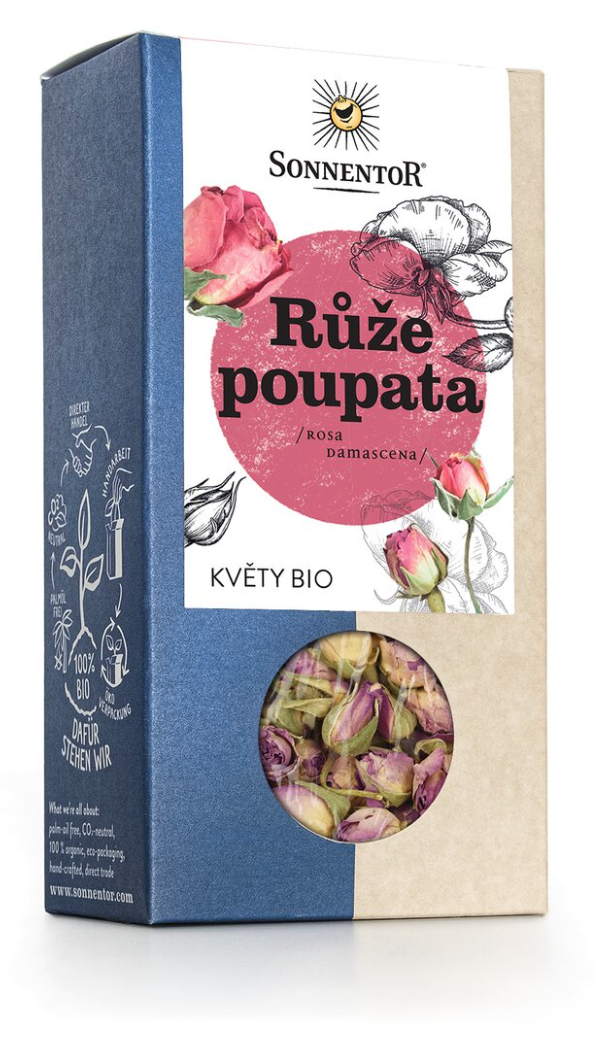 Sonnentor - Růže květ (poupata), sypaná, BIO, 30 g