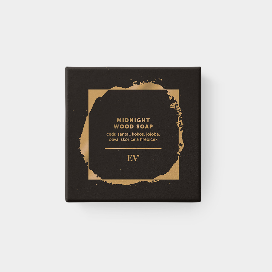 Ecce Vita EV mýdlo - Midnight Wood, 100g Obrázek