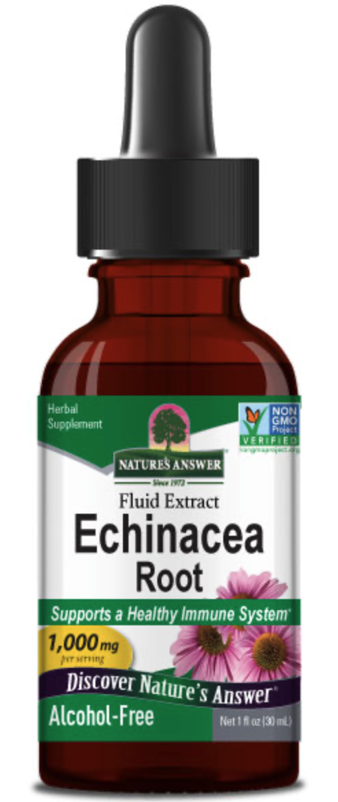Nature's Answer Echinacea Root, extrakt, 1000 mg, 30 ml