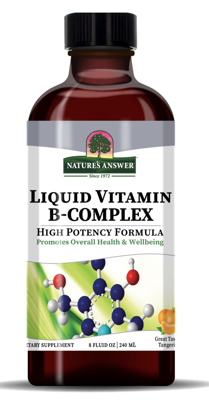 Nature's Answer Liquid Vitamin B-Complex, tekutý B-Complex, 240 ml