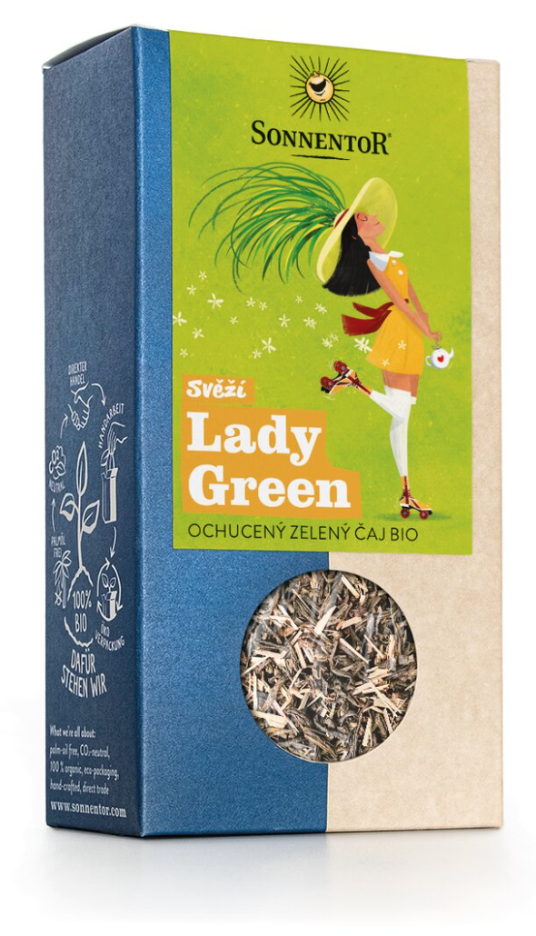 Sonnentor - Svěží Lady Green, sypaný, BIO, 90 g